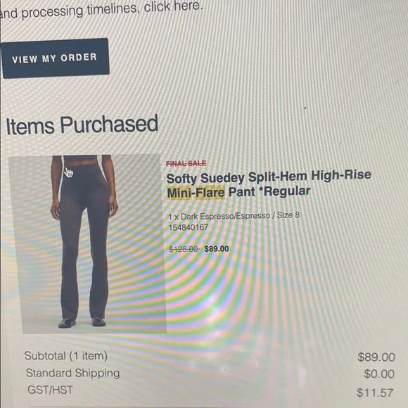 Lululemon soft suedey mini flare pants - Picture 10 of 10